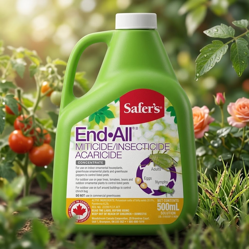 Safer's End-All Organic Insect Killer — Triple-Action Formula